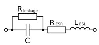 Еквівалентна схема конденсатора